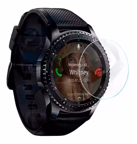 Vidrio Templado Protector para Reloj Inteligente Smartwatch Samsung Gear S3 Frontier | OPTIMUS TECHNOLOGY™ | VTP-SS-GS3 |