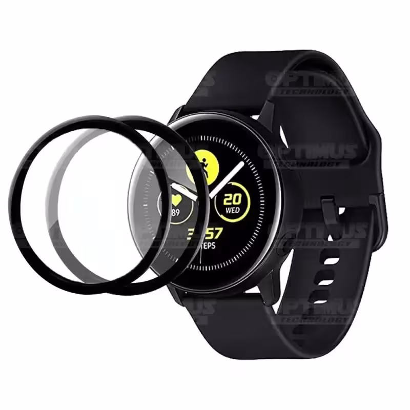 Kit 2 Unidades Vidrio Templado Protector Cerámico Para Reloj Smartwatch Samsung Galaxy Active 44mm