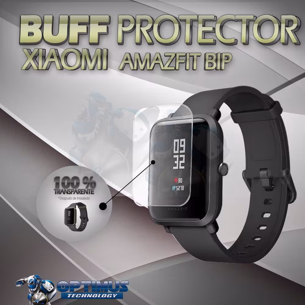 Buff Screen Protector Reloj Xiaomi Amazfit Bit | OPTIMUS TECHNOLOGY™ | BFF-XMI-ABP |