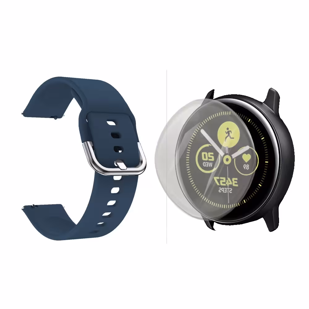 Kit Correa Pulso Y Buff Screen Para Reloj Samsung Galaxy Active 40mm | OPTIMUS TECHNOLOGY™ | CRR-BFF-SS-GWA20 |