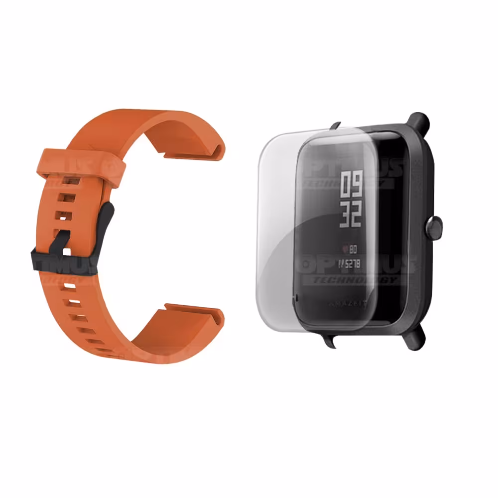 Kit Correa Pulso Y Buff Screen Para Reloj Xiaomi Amazfit Bip | OPTIMUS TECHNOLOGY™ | CRR-HP-BFF-XMI-AFB |