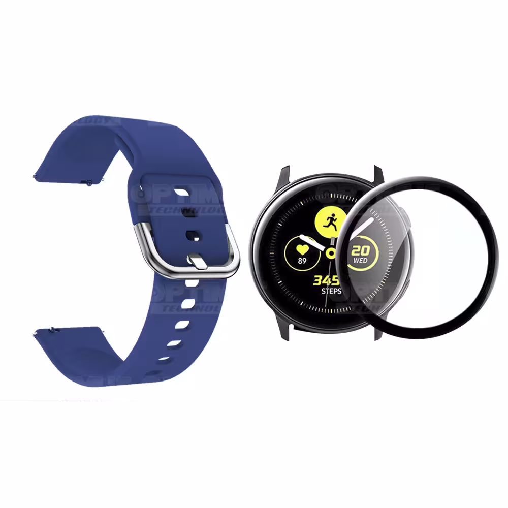 Kit Pulso Correa Y Vidrio Templado Nanoglass Protector Para Reloj Samsung Galaxy Active 40mm OPTIMUS TECHNOLOGY™ - 22