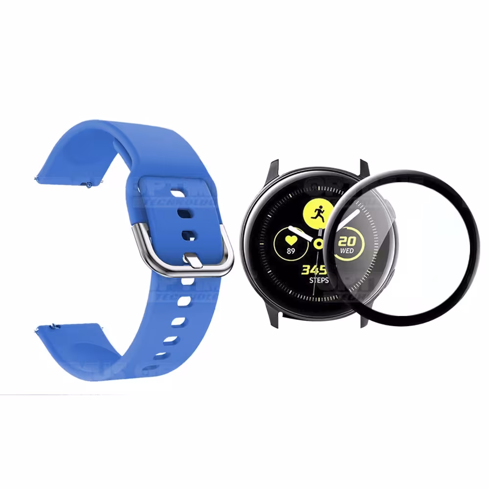 Kit Pulso Correa Y Vidrio Templado Nanoglass Protector Para Reloj Samsung Galaxy Active 40mm OPTIMUS TECHNOLOGY™ - 26