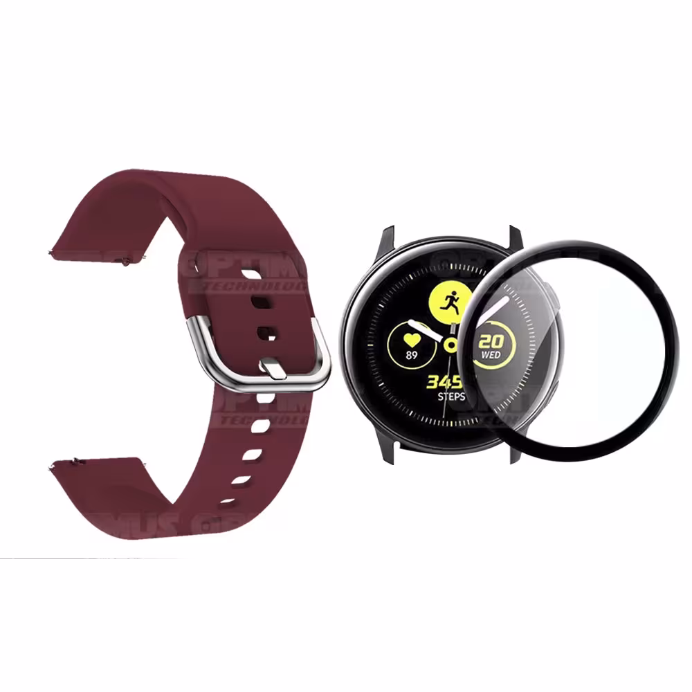 Kit Pulso Correa Y Vidrio Templado Nanoglass Protector Para Reloj Samsung Galaxy Active 40mm OPTIMUS TECHNOLOGY™ - 34
