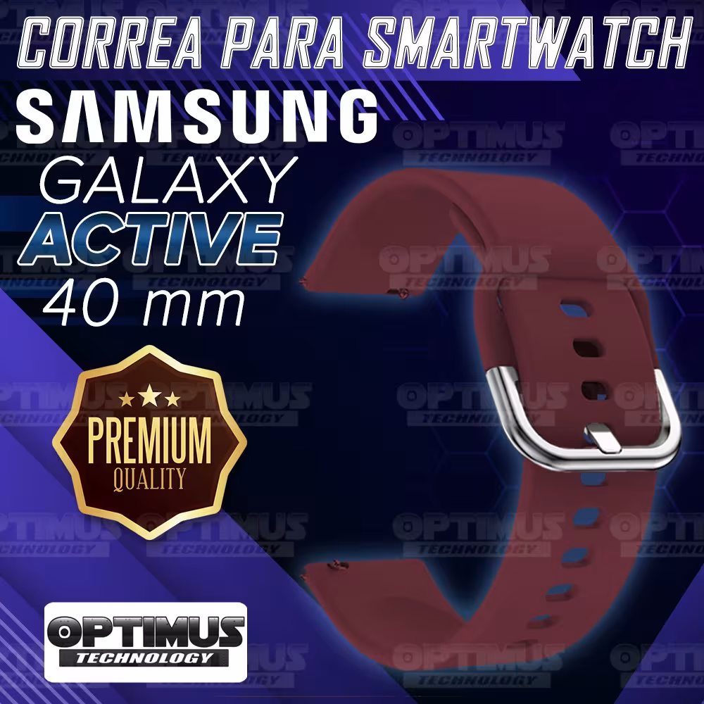 Kit Pulso Correa Y Vidrio Templado Nanoglass Protector Para Reloj Samsung Galaxy Active 40mm OPTIMUS TECHNOLOGY™ - 36