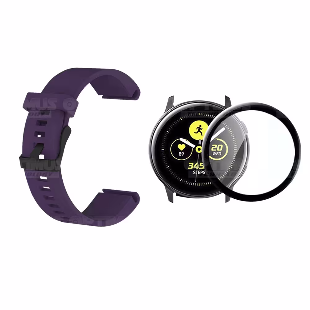Kit Manilla Correa Y Vidrio Templado Cerámico Protector Para Reloj Samsung Galaxy Active 44mm OPTIMUS TECHNOLOGY™ - 16