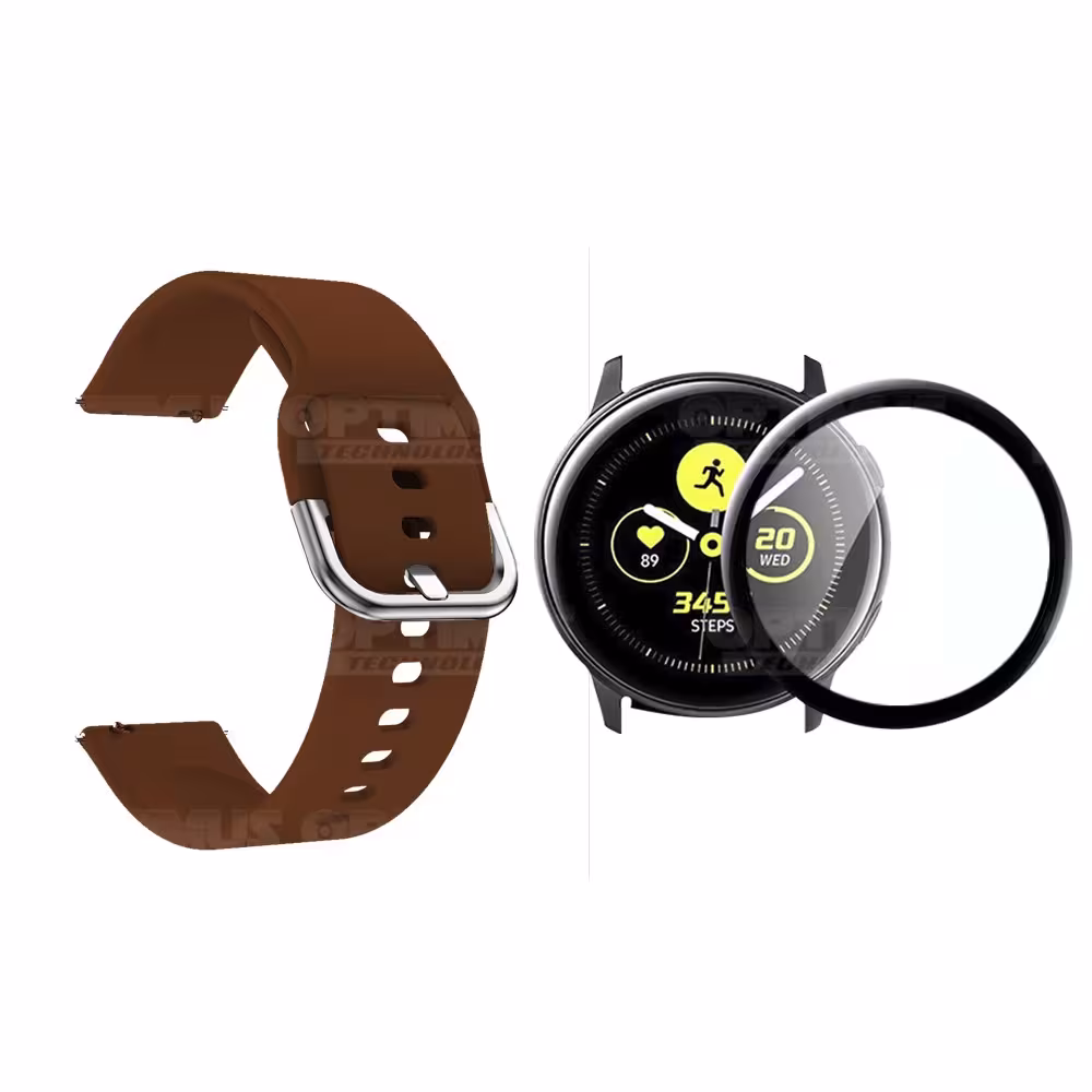 Kit Pulso Correa Y Vidrio Templado Nanoglass Protector Para Reloj Samsung Galaxy Active 2 44mm OPTIMUS TECHNOLOGY™ - 10