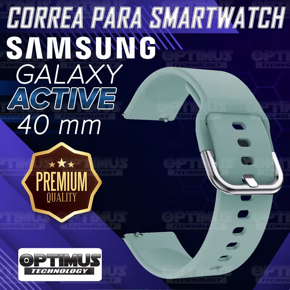 Kit Pulso Correa Y Vidrio Templado Nanoglass Protector Para Reloj Samsung Galaxy Active 40mm OPTIMUS TECHNOLOGY™ - 4