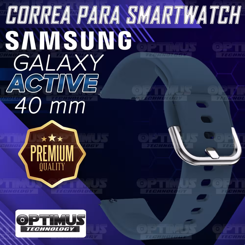 Kit Pulso Correa Y Vidrio Templado Nanoglass Protector Para Reloj Samsung Galaxy Active 40mm OPTIMUS TECHNOLOGY™ - 8