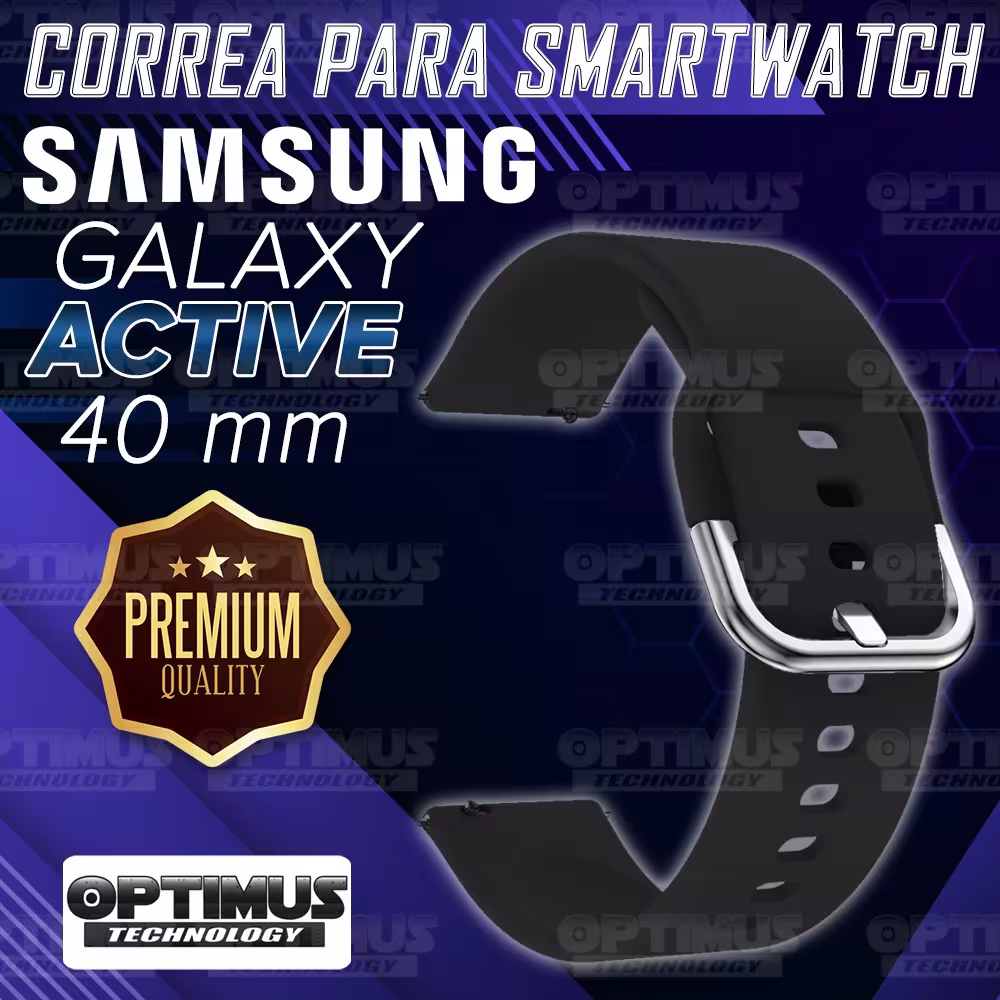 Kit Pulso Correa Y Vidrio Templado Nanoglass Protector Para Reloj Samsung Galaxy Active 40mm OPTIMUS TECHNOLOGY™ - 17