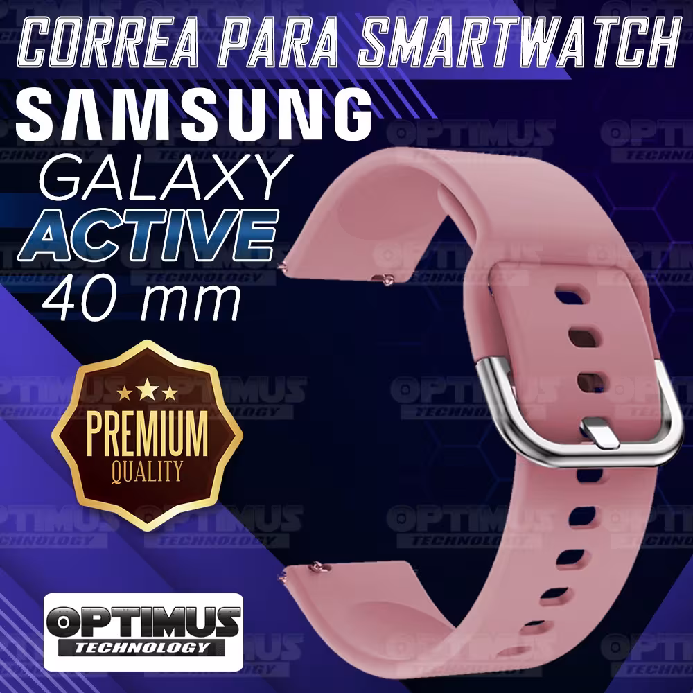 Kit Pulso Correa Y Vidrio Templado Nanoglass Protector Para Reloj Samsung Galaxy Active 40mm OPTIMUS TECHNOLOGY™ - 20