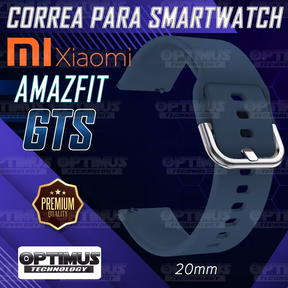 Kit Correa Pulso Y Buff Screen Para Reloj Inteligente Xiaomi Amazfit GTS | OPTIMUS TECHNOLOGY™ | CRR-BFF-XMI-AF-GTS |