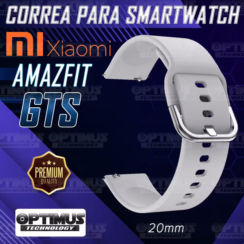 Kit Correa Pulso Y Buff Screen Para Reloj Inteligente Xiaomi Amazfit GTS | OPTIMUS TECHNOLOGY™ | CRR-BFF-XMI-AF-GTS |