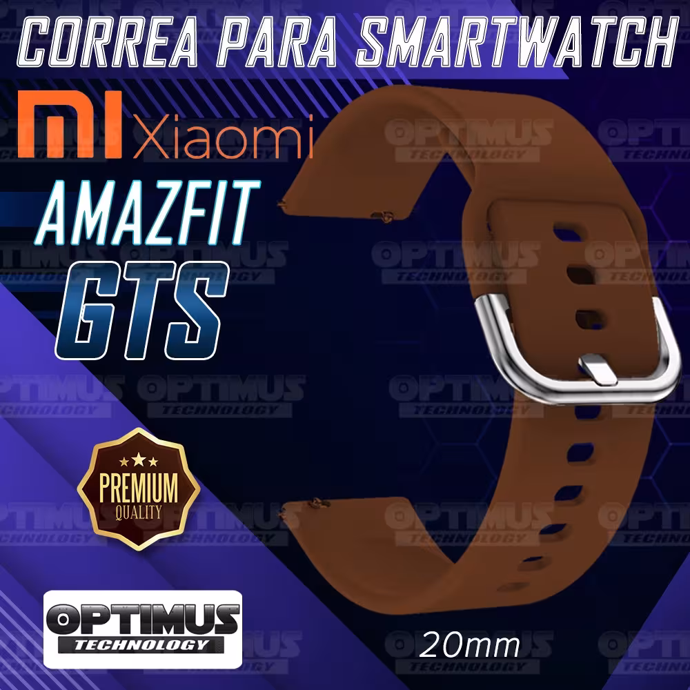 Kit Correa Pulso Y Buff Screen Para Reloj Inteligente Xiaomi Amazfit GTS | OPTIMUS TECHNOLOGY™ | CRR-BFF-XMI-AF-GTS |