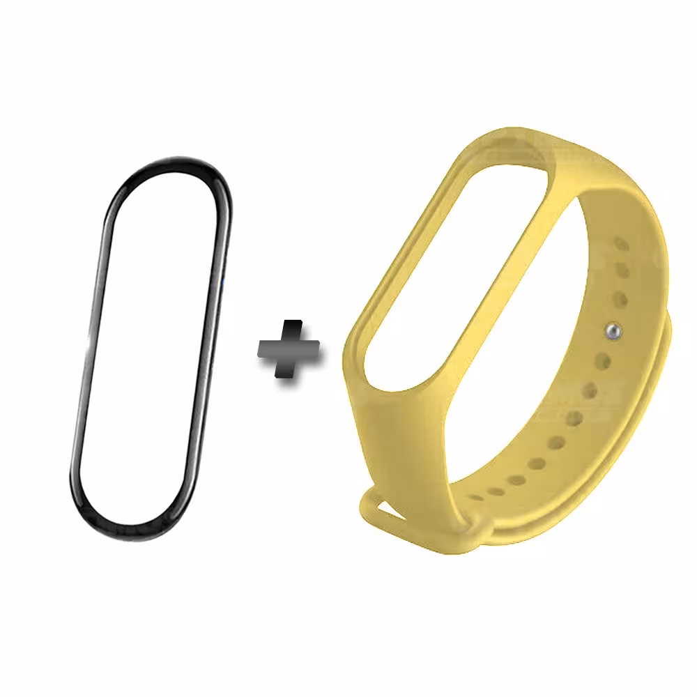 Kit Correa Pulso y Vidrio Templado Cerámico Protector de Reloj inteligente Xiaomi Mi band 5 OPTIMUS TECHNOLOGY™ - 1