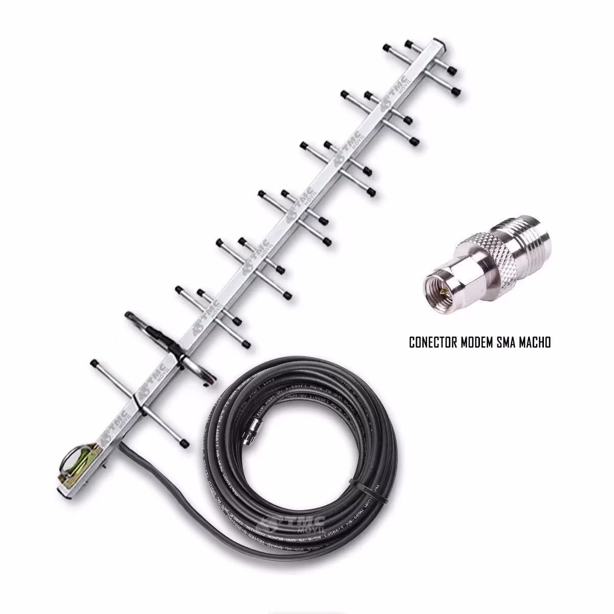 Antena Amplificadora de Señal Road MiniPro 60dBs TMC MOVIL - 7