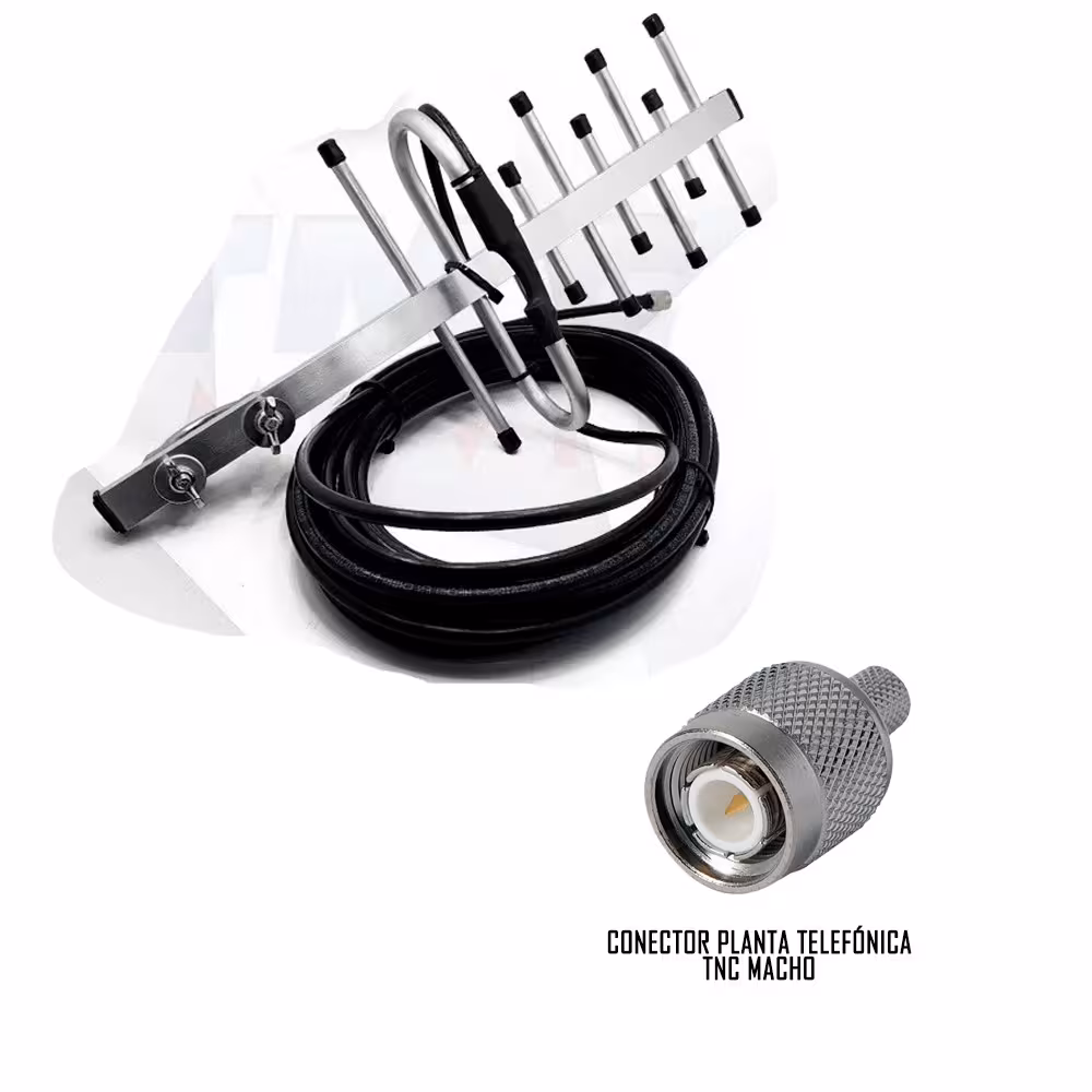 Antena Yagi Amplificadora De Señal 15 dBs | TMC MOVIL | ANT-YG15 |