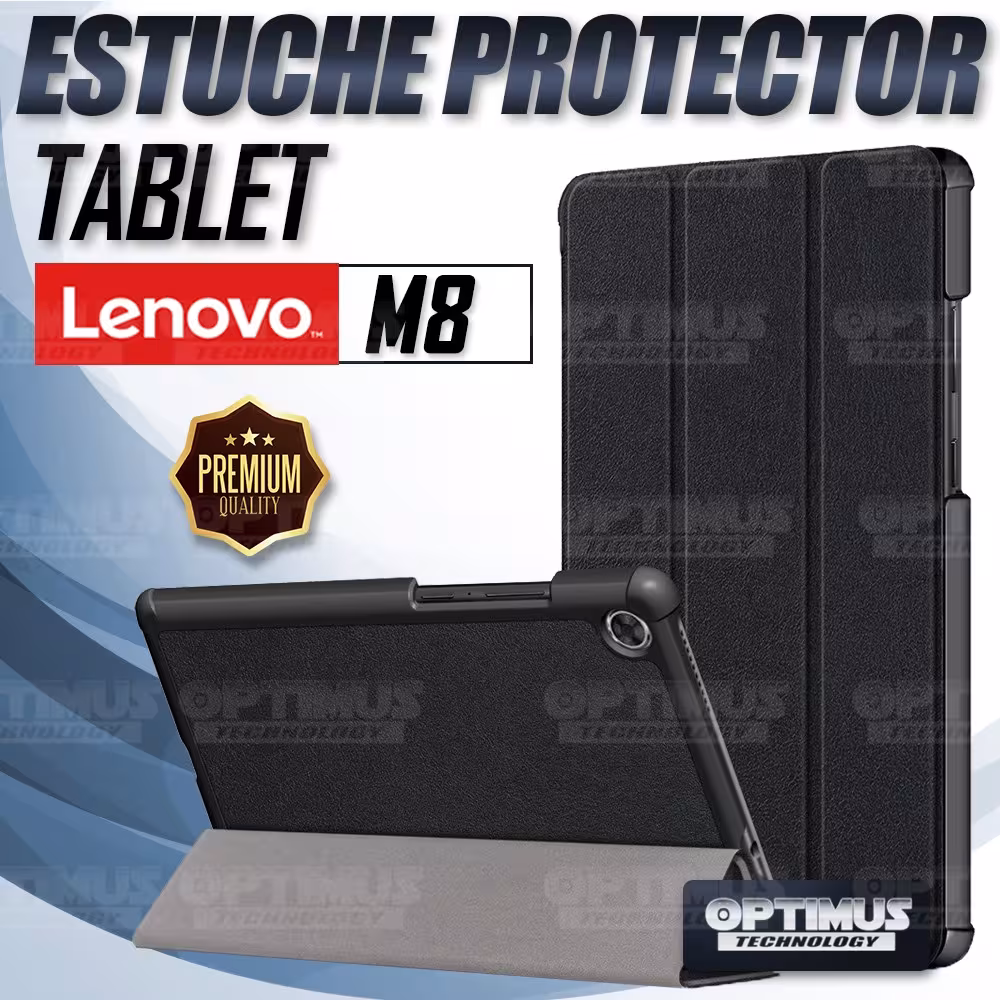 Estuche Case Forro Protector Con Tapa Lenovo Tab M8 X8505f | OPTIMUS TECHNOLOGY™ | EST-LNVO-M8-8505 |