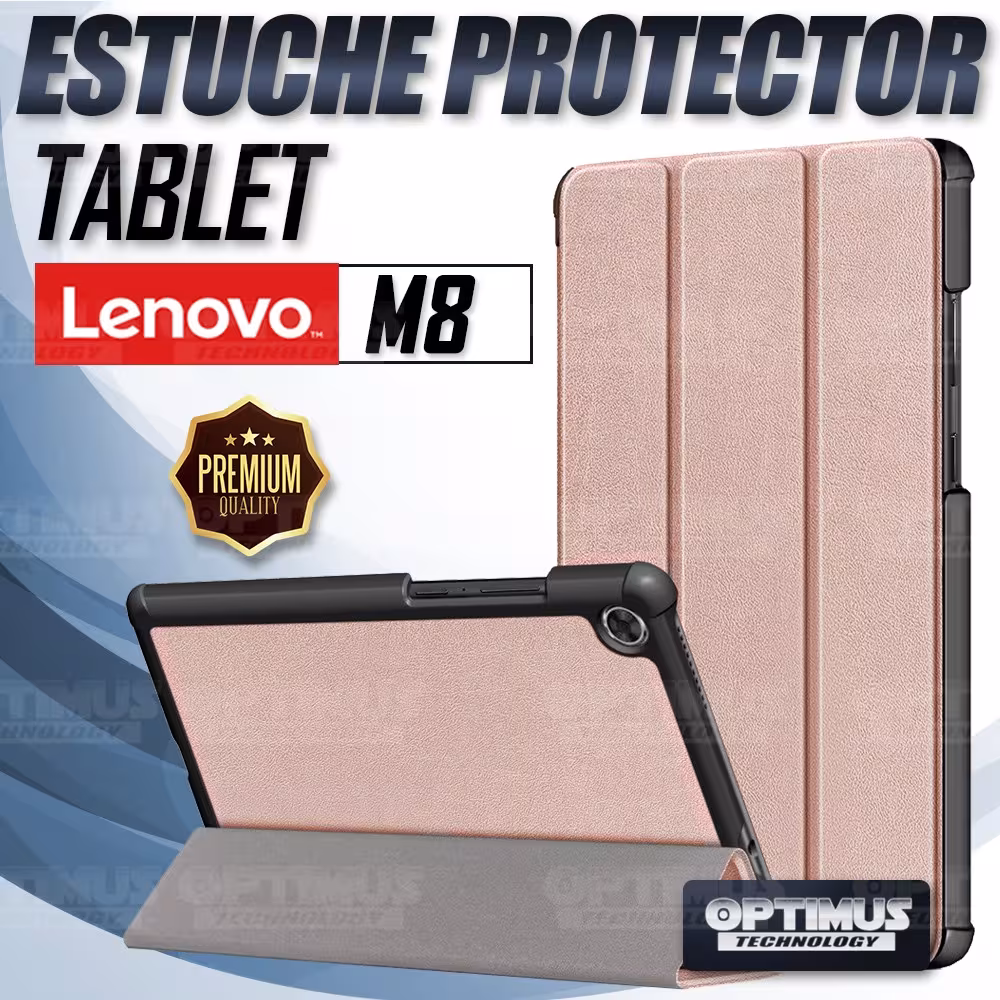 Estuche Case Forro Protector Con Tapa Lenovo Tab M8 X8505f | OPTIMUS TECHNOLOGY™ | EST-LNVO-M8-8505 |