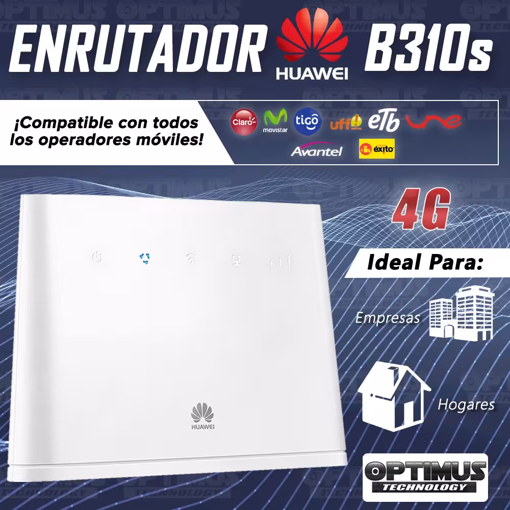 KIT Antena Amplificadora De Señal Road MiniPRO 60 Db Con Enrutador Modem Huawei B310s-518 HUAWEI COLOMBIA - 4