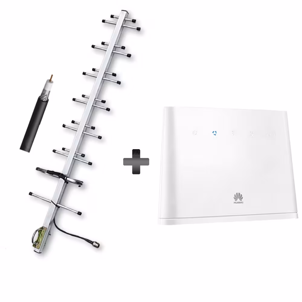 KIT Antena Amplificadora De Señal Road MiniPRO 60 Db Con Enrutador Modem Huawei B310s-518 HUAWEI COLOMBIA - 1