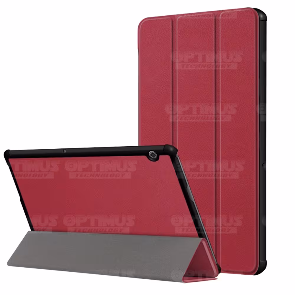 Kit Vidrio Templado y Estuche Forro Protector Acrílico y Sintético Tablet Huawei T5-10 OPTIMUS TECHNOLOGY™ - 8