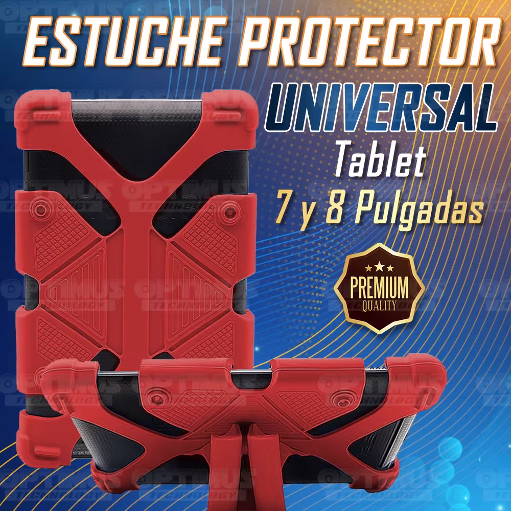 Estuche Case protector Universal Tablet de 7 y 8 Pulgadas de colores Nixa - Alcatel - Krono - Virzo - Acer - Zoom