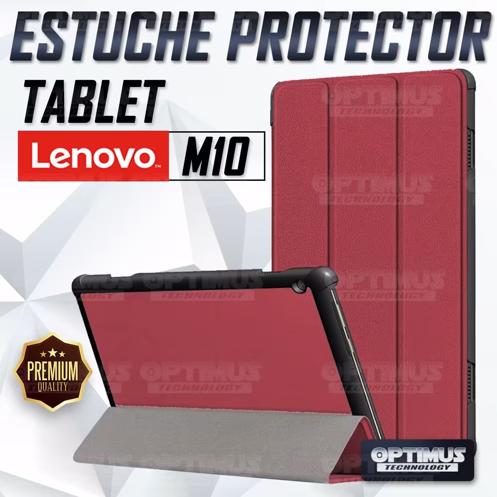 Estuche Case Forro Protector Con Tapa Lenovo Tab M10 Tb-x505f | OPTIMUS TECHNOLOGY™ | EST-LNVO-M10-505 |