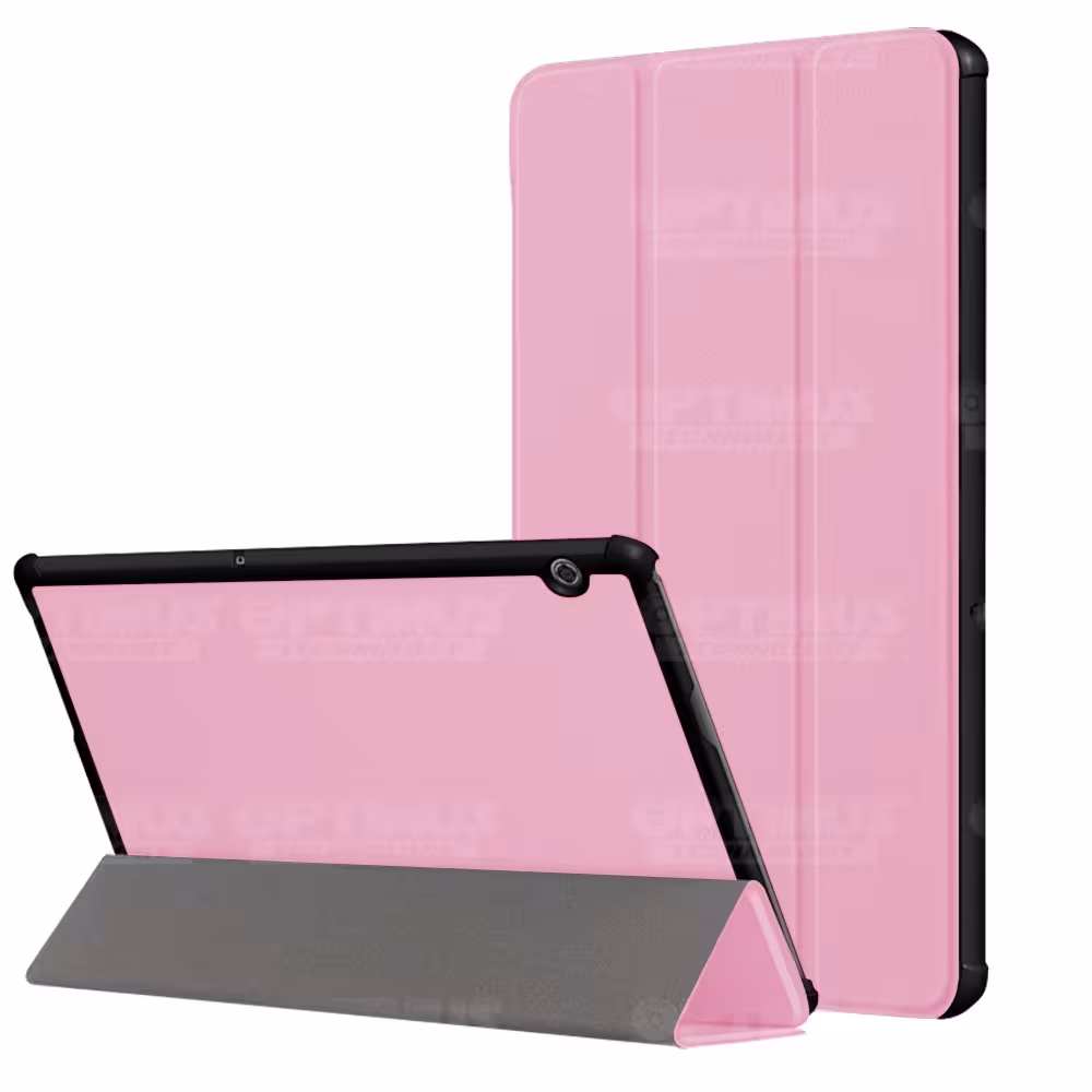 Kit Vidrio Templado y Estuche Forro Protector Acrílico y Sintético Tablet Huawei T5-10 OPTIMUS TECHNOLOGY™ - 16
