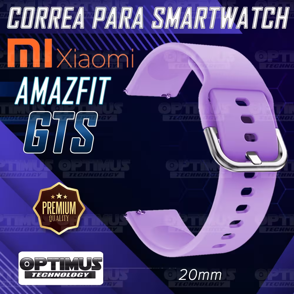 Kit Correa Pulso Y Buff Screen Para Reloj Inteligente Xiaomi Amazfit GTS | OPTIMUS TECHNOLOGY™ | CRR-BFF-XMI-AF-GTS |