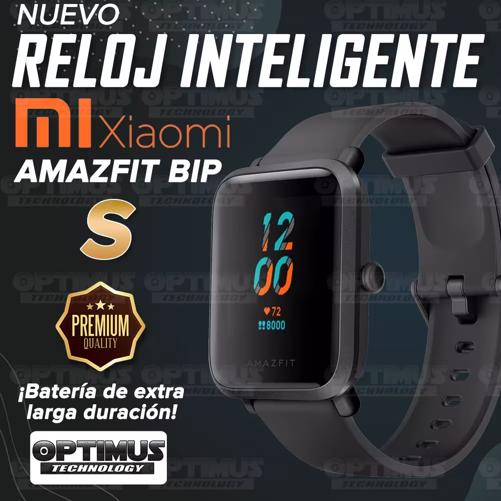 Reloj Inteligente Smartwatch Xiaomi Amazfit Bip S | XIAOMI COLOMBIA | SW-XMI-AMZ-B-S |