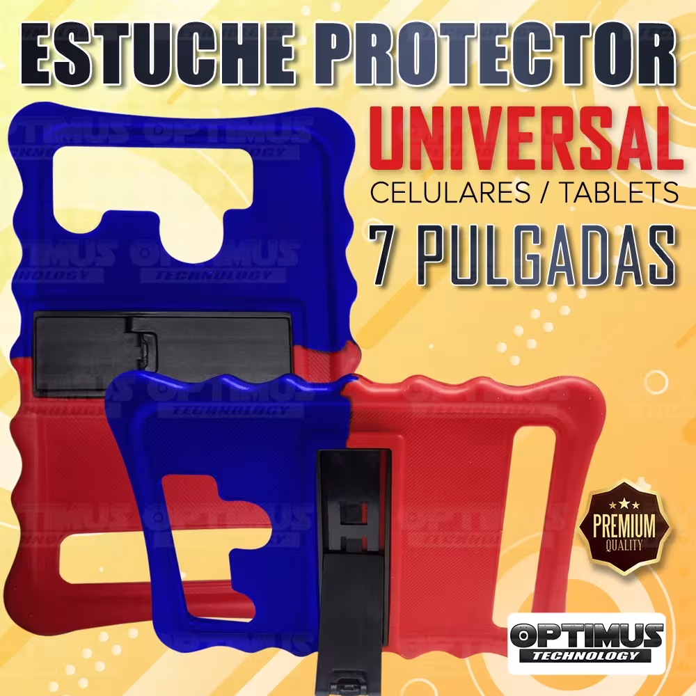 Estuche Case protector Universal Tablet o Celular 7 Pulgadas de colores Nixa - Alcatel - Krono - Virzo - Acer - Zoom OPTIMUS TEC