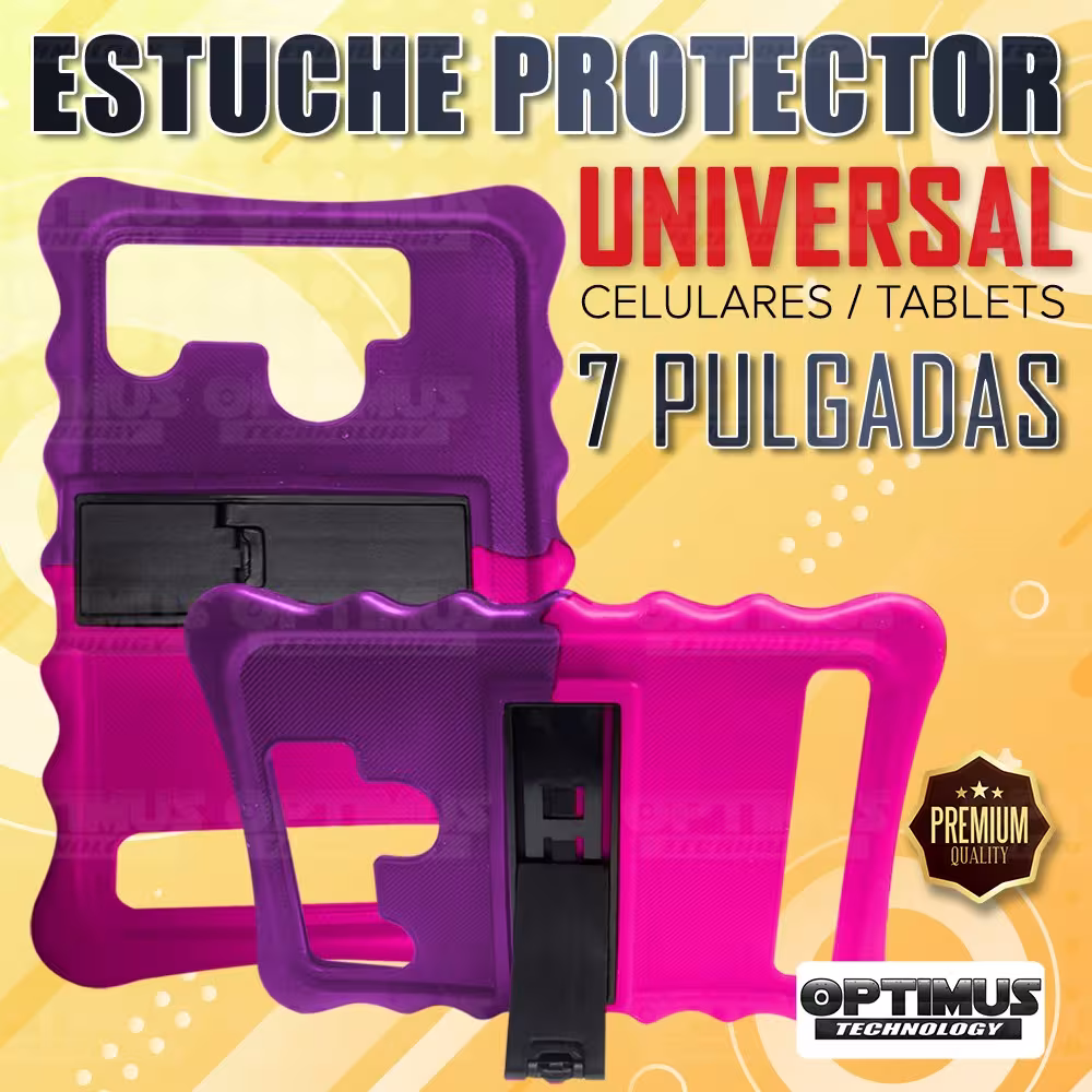 Estuche Case protector Universal Tablet o Celular 7 Pulgadas de colores Nixa - Alcatel - Krono - Virzo - Acer - Zoom OPTIMUS TEC
