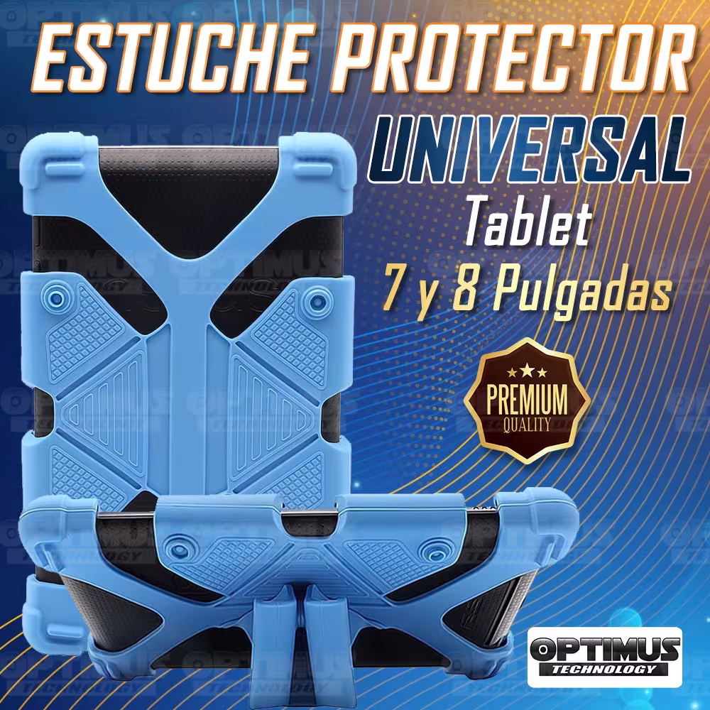 Estuche Case protector Universal Tablet de 7 y 8 Pulgadas de colores Nixa - Alcatel - Krono - Virzo - Acer - Zoom OPTIMUS TECHNO