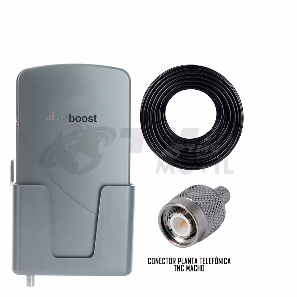Antena Amplificadora De Señal Weboost Grey Panel +5 dB de ganancia Resistente al agua 4G | WEBOOST COLOMBIA | ANT-GRP |