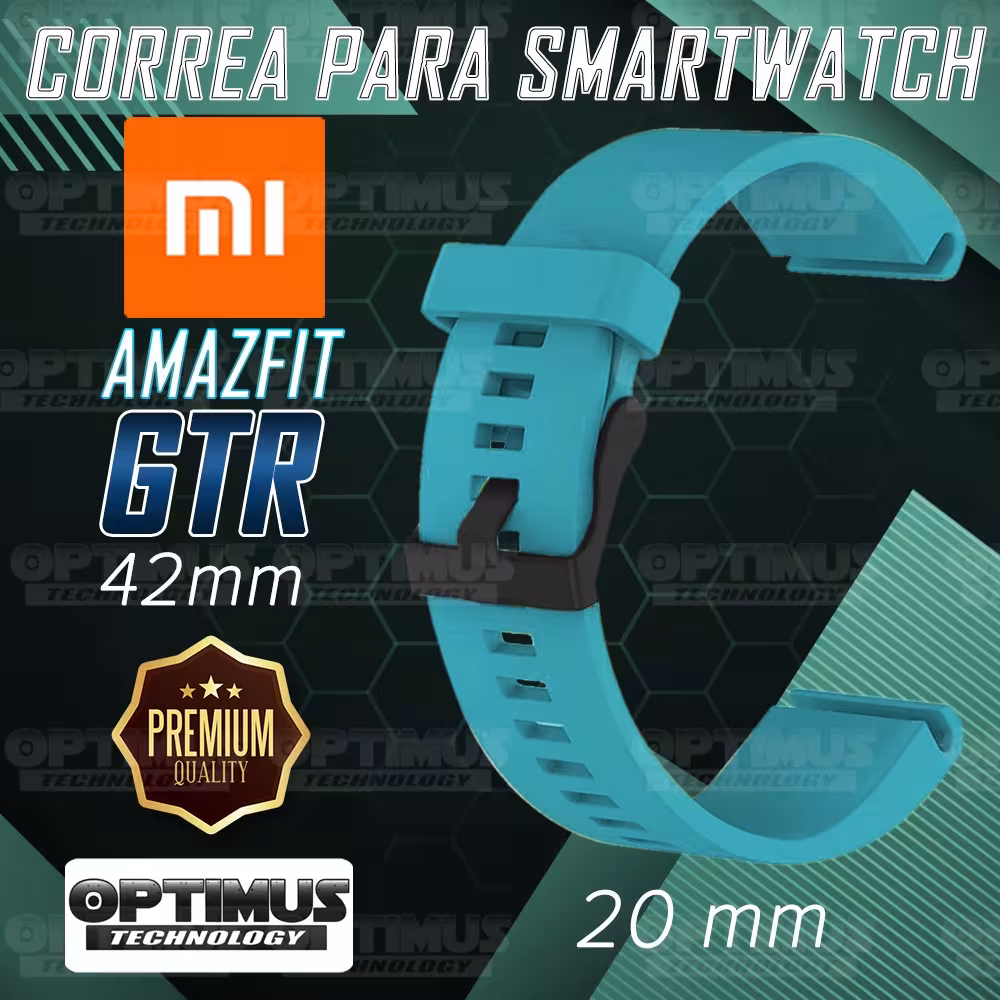 Banda Manilla Correa Reloj inteligente Xiaomi Amazfit GTR 42mm | OPTIMUS TECHNOLOGY™ | CRR-XMI-AF-GTR-42 |