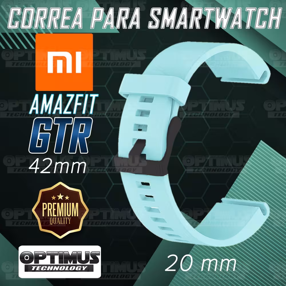 Banda Manilla Correa Reloj inteligente Xiaomi Amazfit GTR 42mm | OPTIMUS TECHNOLOGY™ | CRR-XMI-AF-GTR-42 |