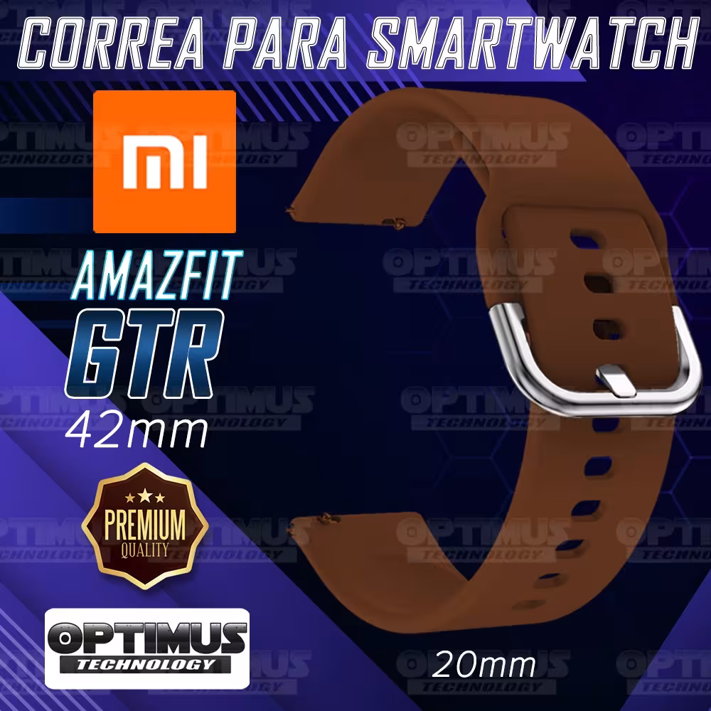 Pulso Correa Reloj inteligente Xiaomi Amazfit GTR 42mm | OPTIMUS TECHNOLOGY™ | CRR2-XMI-AF-GTR-42 |