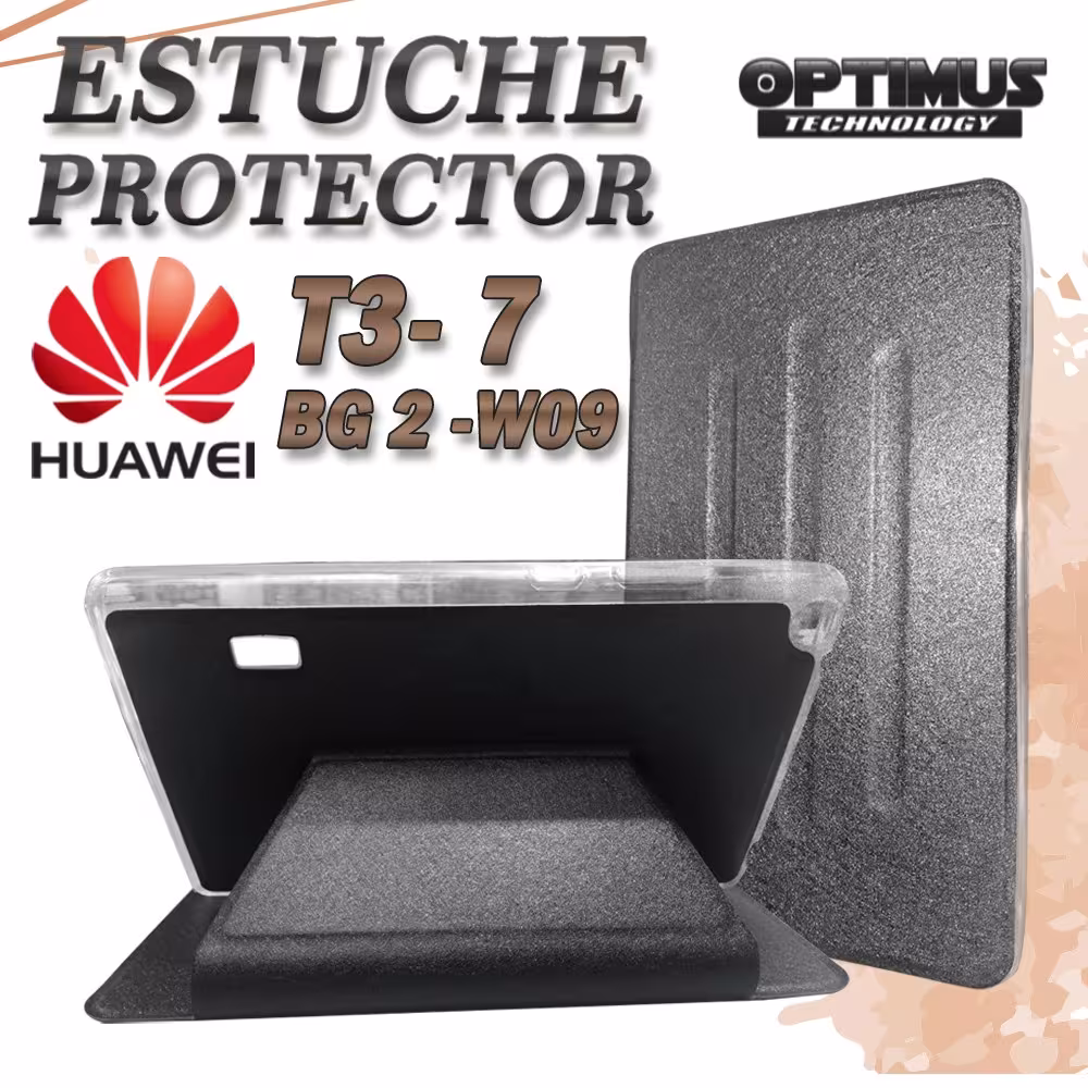 Vidrio Templado Y Forro Protector Silicona Tablet Huawei T3-7 Bg2-w09 | OPTIMUS TECHNOLOGY™ | KT-VTP-EST-HW-T3-7-W09 |
