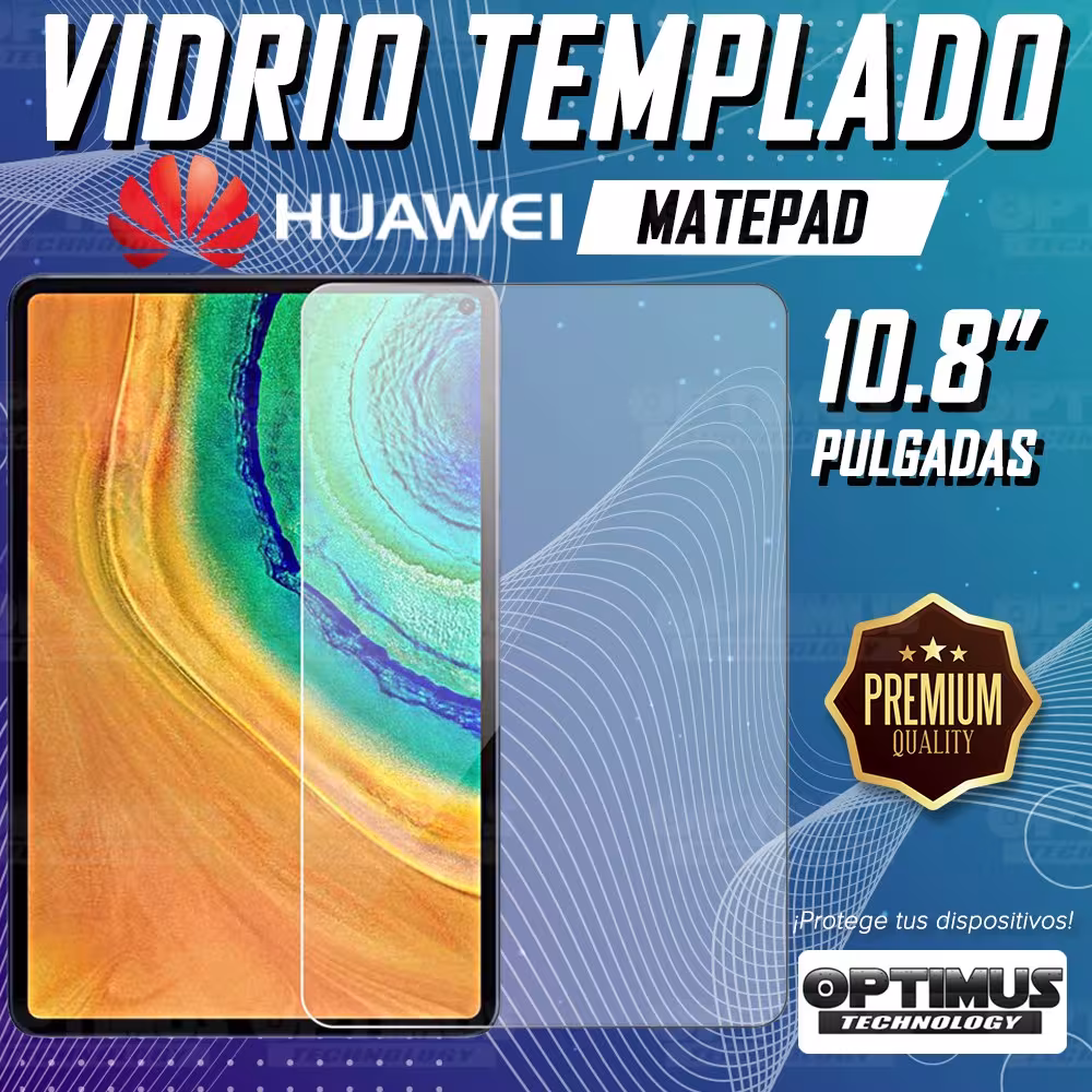 Vidrio Templado Protector Tablet Huawei Matepad 10.8 Pulgadas | OPTIMUS TECHNOLOGY™ | VTP-HW-MP-108 |