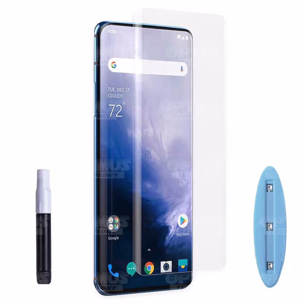 Vidrio templado Protector UV Dispersión Liquida para Oneplus 8 Pro | OPTIMUS TECHNOLOGY™ | VTPUV-OP-8-PRO |