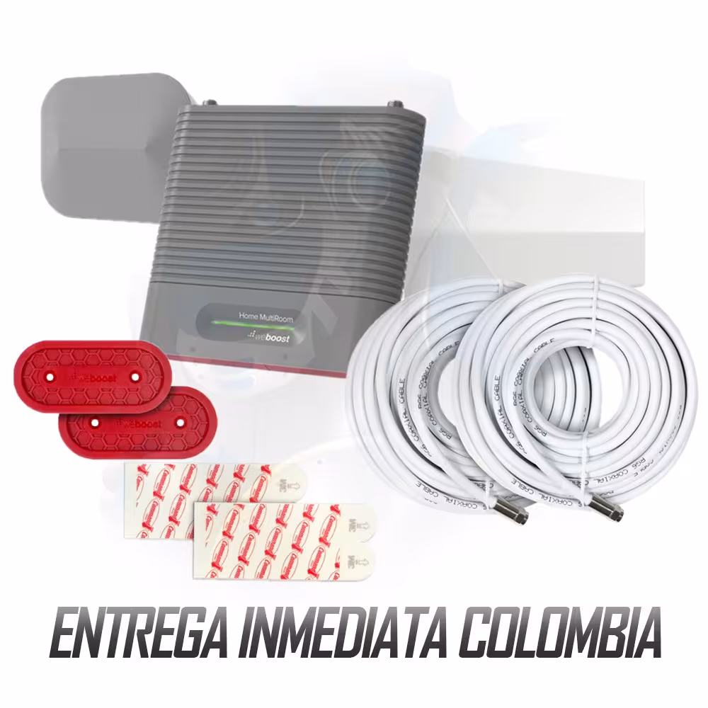 Kit Amplificador De Señal Weboost Home Multiroom Repetidor Redes 4GLTE Todo Operador | WEBOOST COLOMBIA | AMPL-WBST-HMLTR |