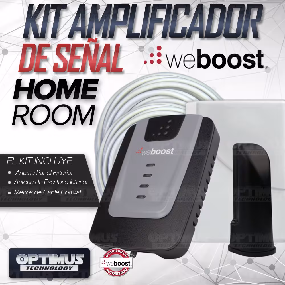 Kit Amplificador De Señal Celular Weboost Home Room Repetidor Redes 4GLTE | WEBOOST COLOMBIA | AMPL-WBST-HR |