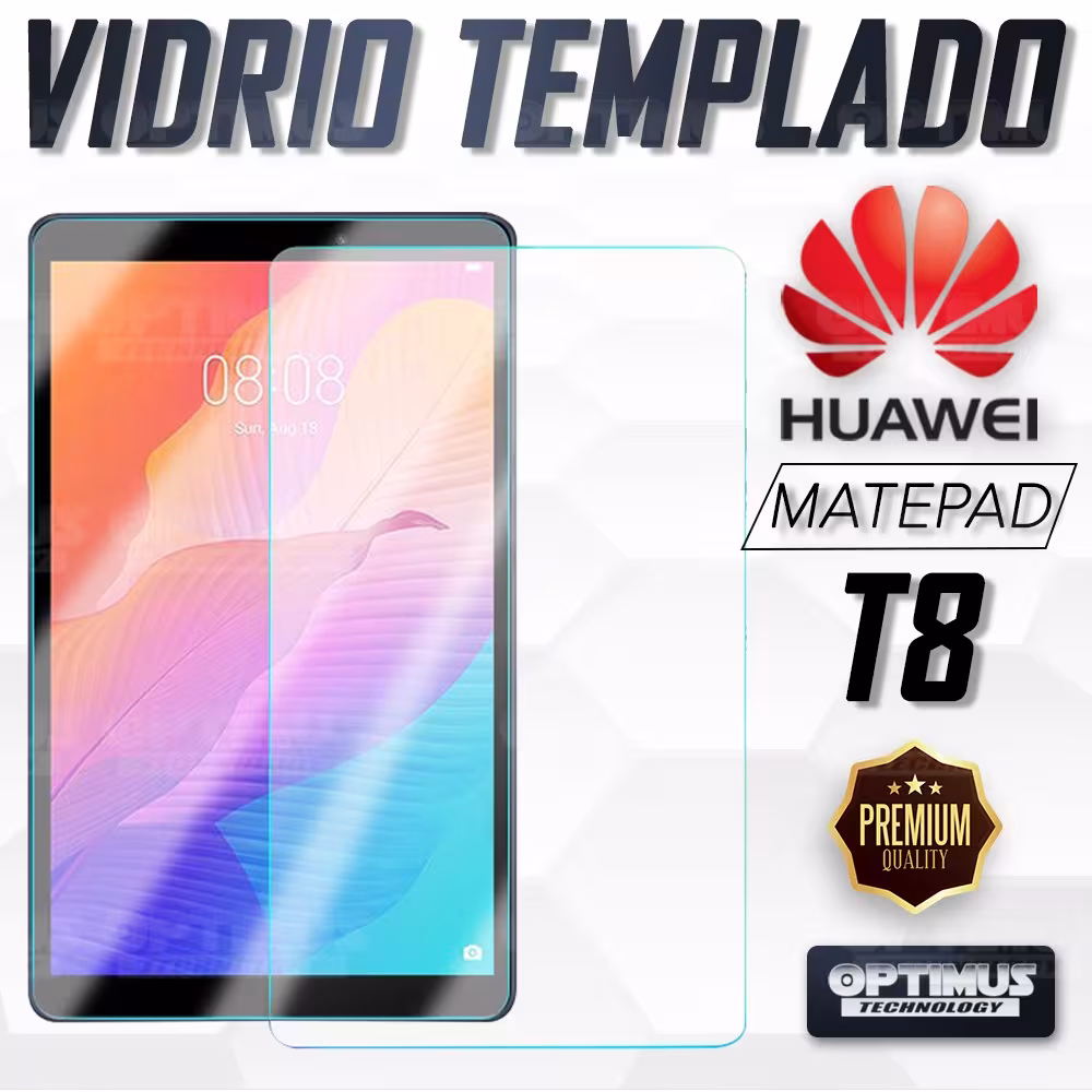Vidrio Templado Protector Tablet Huawei Matepad T8 | OPTIMUS TECHNOLOGY™ | VTP-HW-MTPD-T8 |