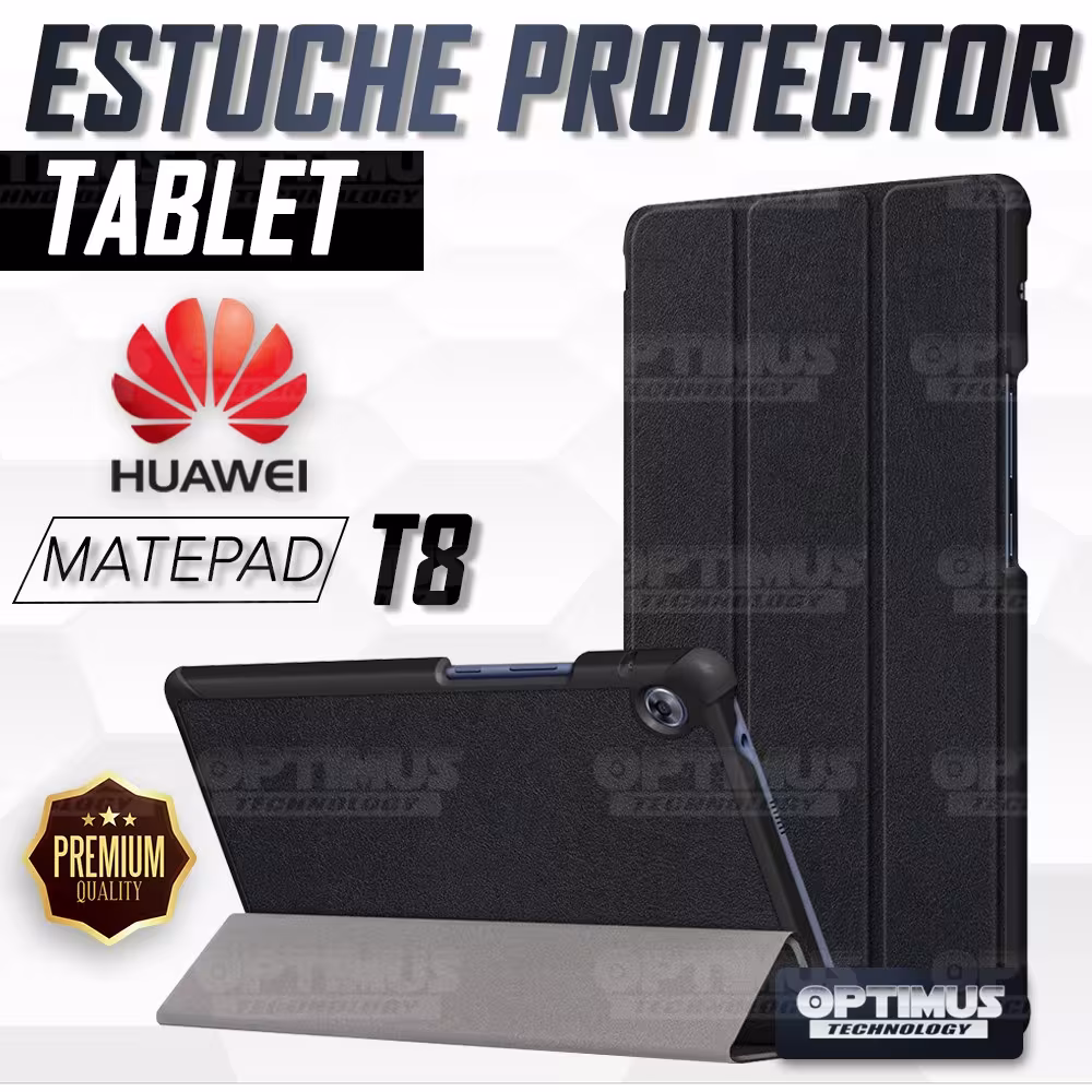 Estuche Case Forro Protector Con Tapa Huawei Matepad T8 | OPTIMUS TECHNOLOGY™ | EST-HW-MTPD-T8 |