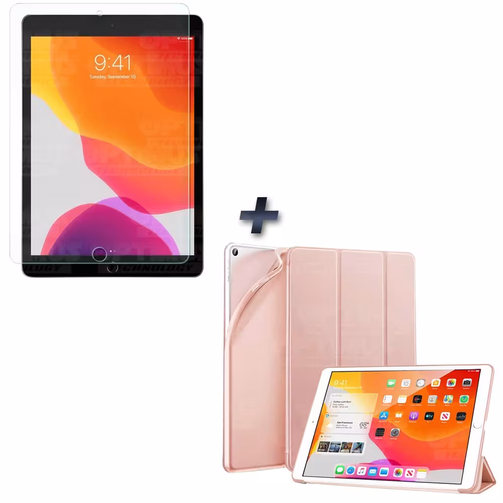 Combo Vidrio Matte Glass templado Anti Reflejo y Estuche Tablet iPad 7 generación 10.2" OPTIMUS TECHNOLOGY™ - 18