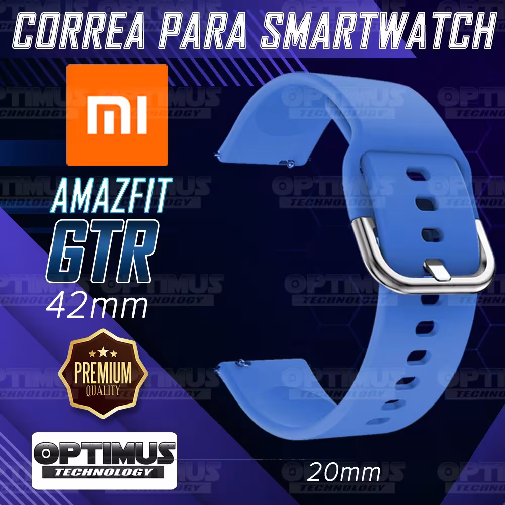 Pulso Correa Reloj inteligente Xiaomi Amazfit GTR 42mm | OPTIMUS TECHNOLOGY™ | CRR2-XMI-AF-GTR-42 |