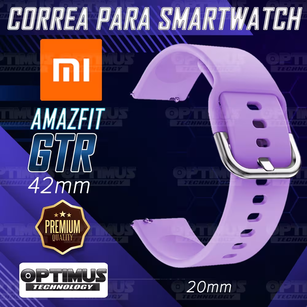 Pulso Correa Reloj inteligente Xiaomi Amazfit GTR 42mm | OPTIMUS TECHNOLOGY™ | CRR2-XMI-AF-GTR-42 |