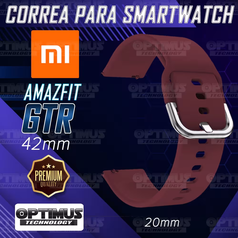 Pulso Correa Reloj inteligente Xiaomi Amazfit GTR 42mm | OPTIMUS TECHNOLOGY™ | CRR2-XMI-AF-GTR-42 |