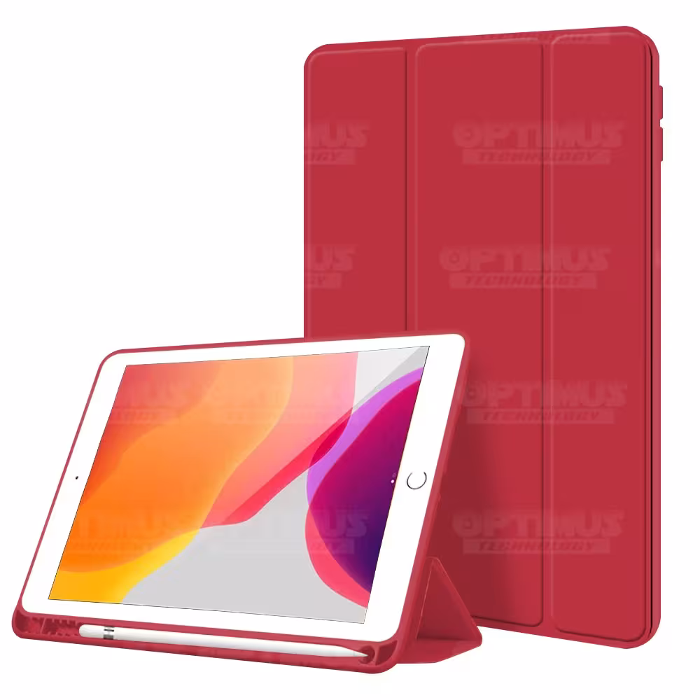 Estuche Protector con porta lápiz para Tablet iPad 7 Generación 10.2" | OPTIMUS TECHNOLOGY™ | EST-PL-IPD-7-10.2 |